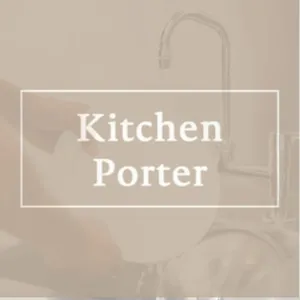 Kitchen Porter Full Time (D2146)