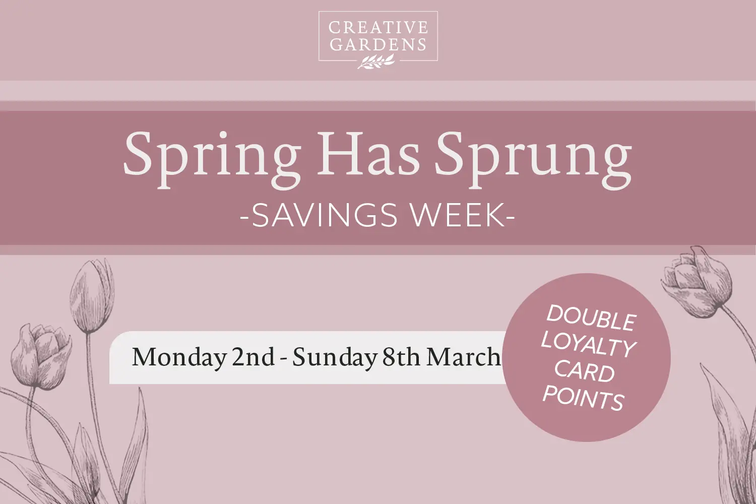 Spring has Sprung Shopping Week 2026