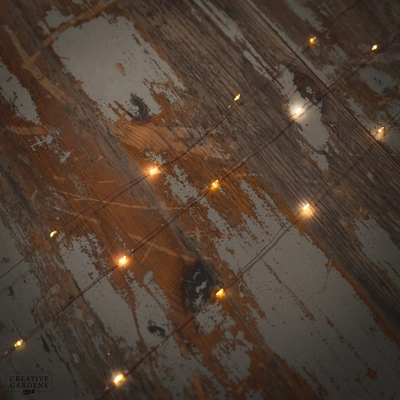 100 Fit & Forget Micro LED String Lights - Warm White - image 2