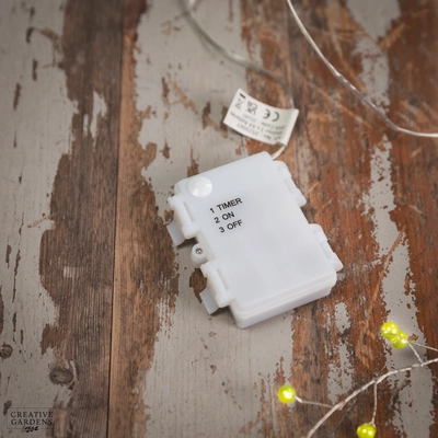 100 Green Snowberry LED Cluster Wire Garland - image 3