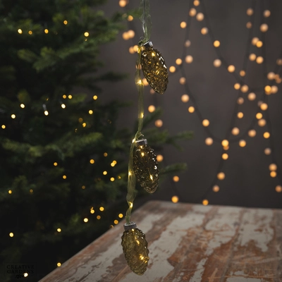 15 LED Pinecone Stringlights - image 2
