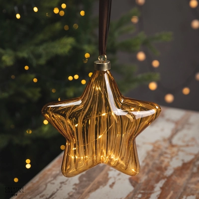 15 Micro LED Star Brown - Warm White