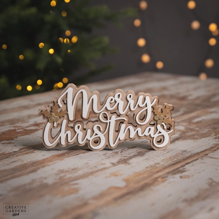 23cm Merry Christmas Word