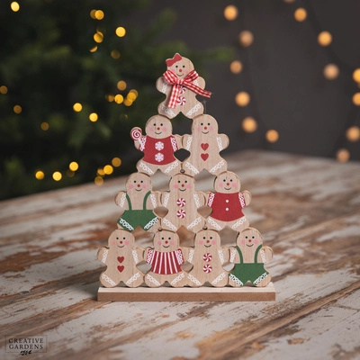 25cm Gingerbread Man Stacking