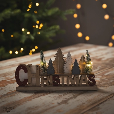 26cm LED Christmas Word Decoration - image 2