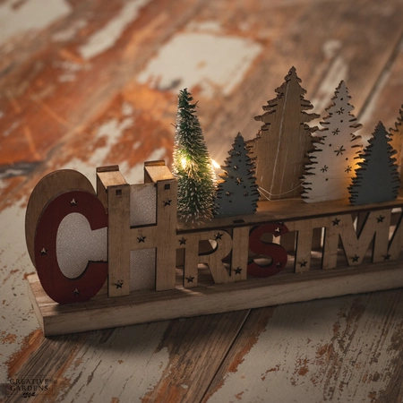 26cm LED Christmas Word Decoration - image 3