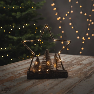 30 Micro LED Star Frame Light - Warm White - image 2