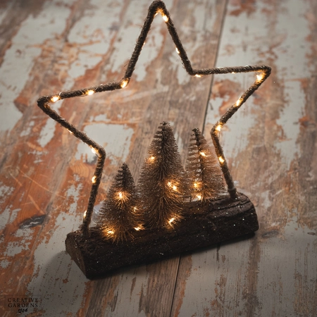 30 Micro LED Star Frame Light - Warm White - image 4