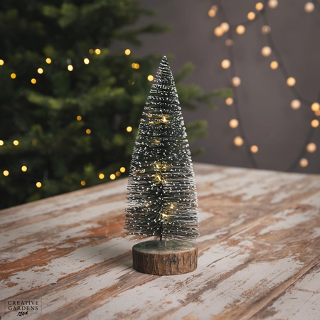 31cm LED Bristle Tree - Warm White - image 1