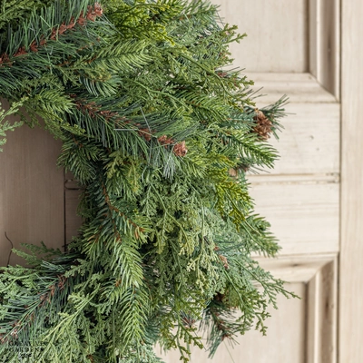 40cm Cypress Wreath - image 3