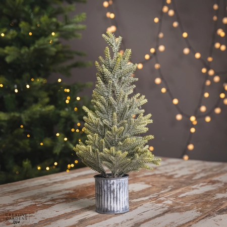43cm Metal Potted Tree - image 1