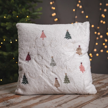 45cm Let It Snow Scatter Cushion - image 1