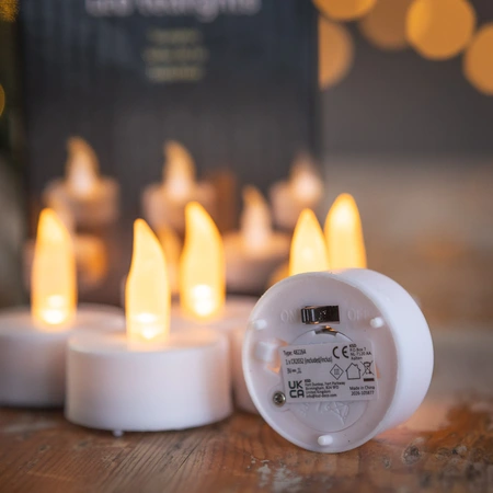 6 Set LED Tealight - Warm White - image 2