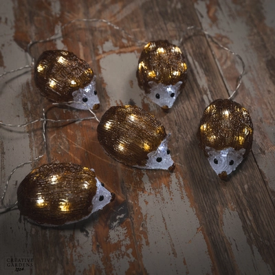 Acrylic LED Hedgehog String Lights 5pk - image 2