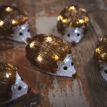 Acrylic LED Hedgehog String Lights 5pk - image 3