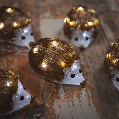 Acrylic LED Hedgehog String Lights 5pk - image 3