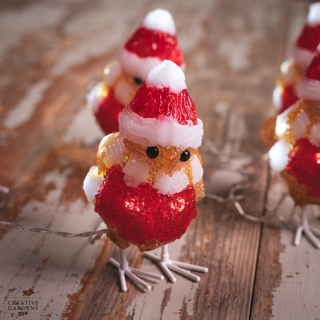 Acrylic LED Robin with Hat & Scarf String Lights - image 3