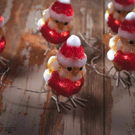 Acrylic LED Robin with Hat & Scarf String Lights - image 5
