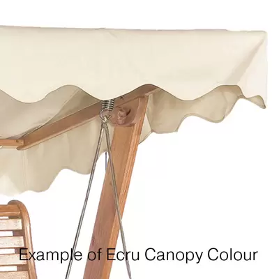 Alexander Rose Farmers Pine Swing Seat with Ecru Canopy - image 3
