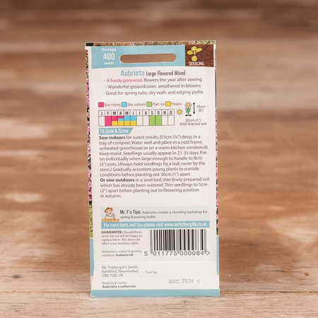 Aubrieta Large Flowered Mix - image 2