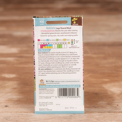 Aubrieta Large Flowered Mix - image 2