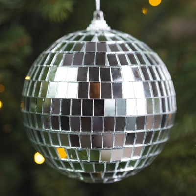 Bauble Silver Shiny - 10cm