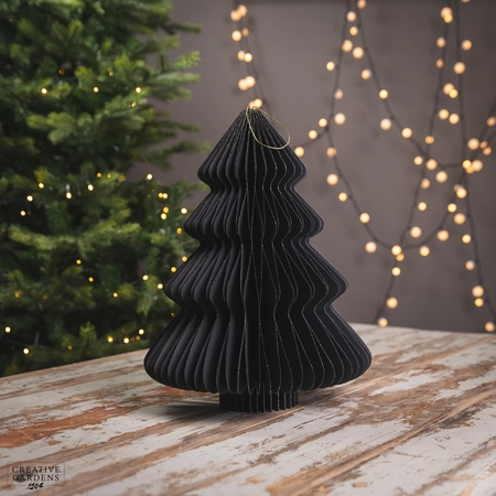 Black Tree Paper Gold Glitter 40cm - image 1