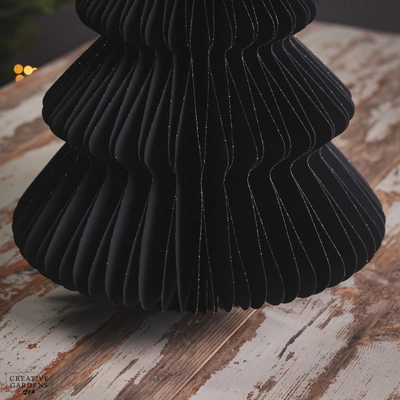 Black Tree Paper Gold Glitter 40cm - image 3