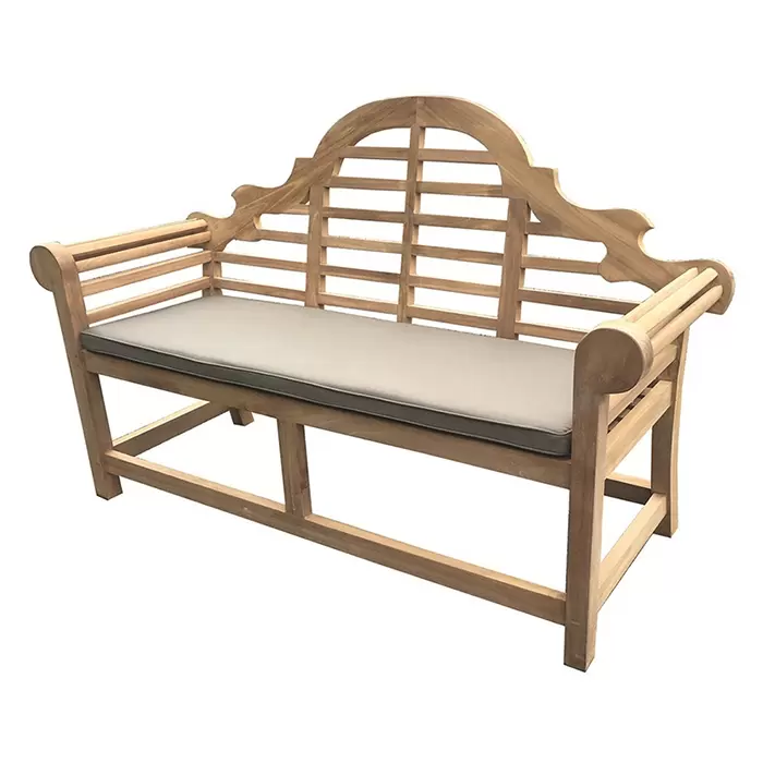 Bramblecrest Lutyens Bench with Cushion Creative Gardens