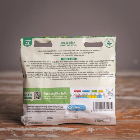 Broad Bean (Dwarf) The Sutton - image 2