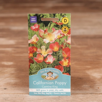 Californian Poppy Carmine King - image 1
