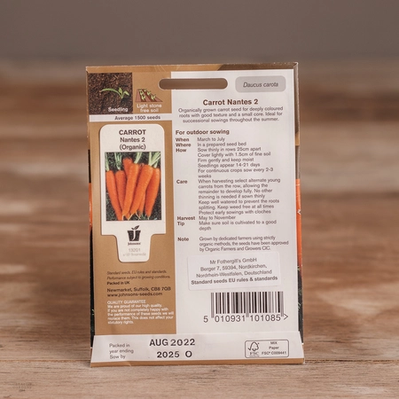 Carrot Nantes 2 Organic - image 2