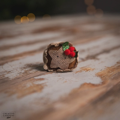 Christmas Tiny World Fabric Mince Pie Boxed Keepsake - image 2