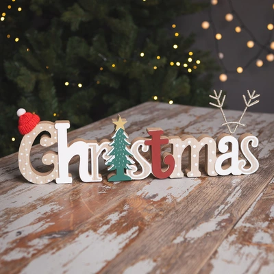 Christmas Word Decoration - 40cm