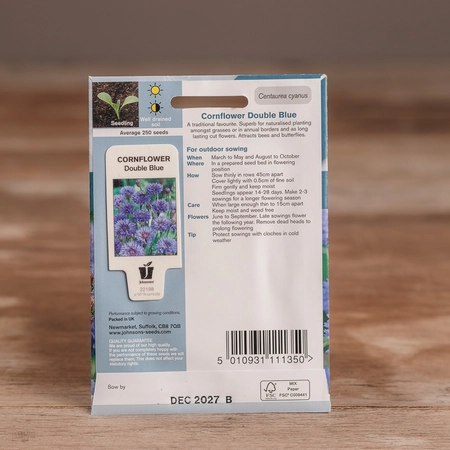 Cornflower Double Blue - image 2