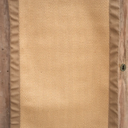 Cotton Bordered Jute Runner Mat - Beige - 57cm x 150cm - image 2