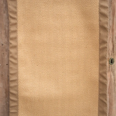 Cotton Bordered Jute Runner Mat - Beige - 57cm x 150cm - image 2