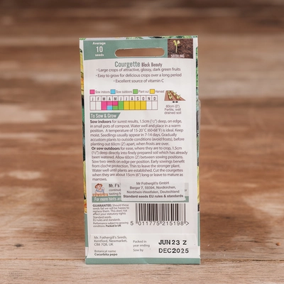 Courgette Black Beauty - image 2