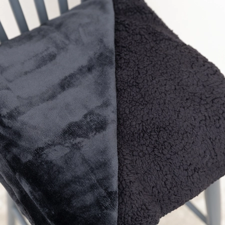 Creative Gardens Cosy Throw - Black - image 3
