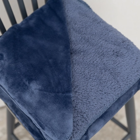 Creative Gardens Cosy Throw - Blue - image 3