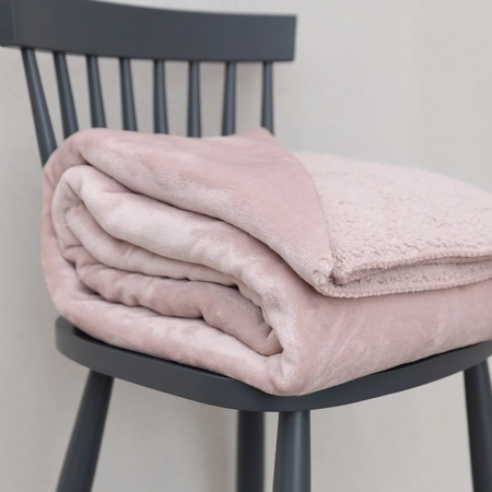 Creative Gardens Cosy Throw - Light Pink - image 2
