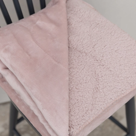 Creative Gardens Cosy Throw - Light Pink - image 3