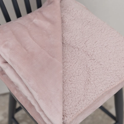 Creative Gardens Cosy Throw - Light Pink - image 3