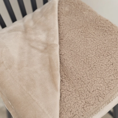 Creative Gardens Cosy Throw - Mink - image 3