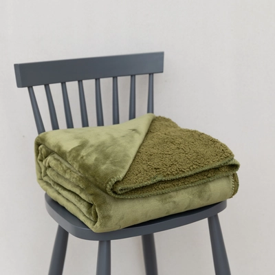 Creative Gardens Cosy Throw - Olive