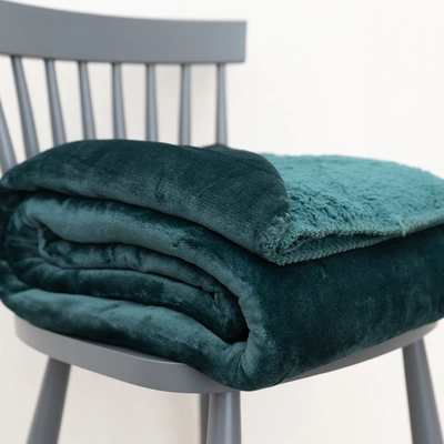 Creative Gardens Cosy Throw - Teal - image 2