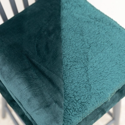 Creative Gardens Cosy Throw - Teal - image 3