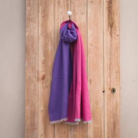 Creative Gardens Delaney Scarf - Pink & Purple - image 1