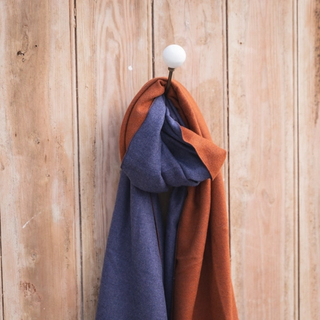 Creative Gardens Delaney Scarf - Rust & Blue - image 3