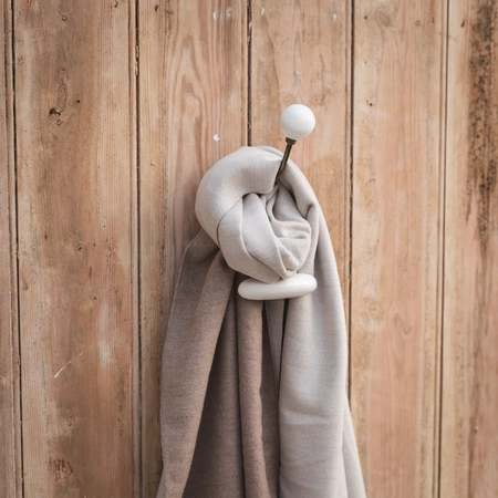 Creative Gardens Delaney Scarf - Taupe & Cream - image 3